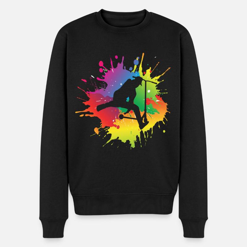 Scooter - Männer Premium Bio Pullover - Schwarz