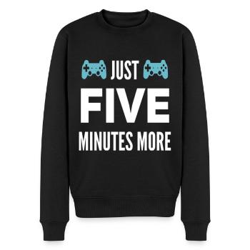 Gamer Gaming Gift - Men's Premium Organic Jumper - black - Front - Nico (187cm)