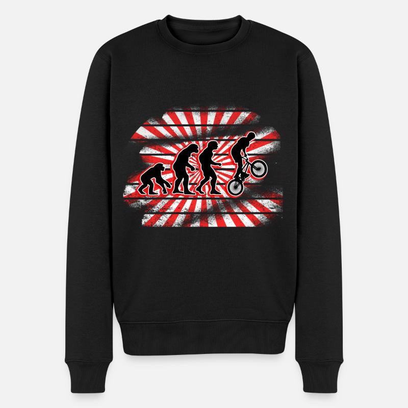 Bmx - Männer Premium Bio Pullover - Schwarz