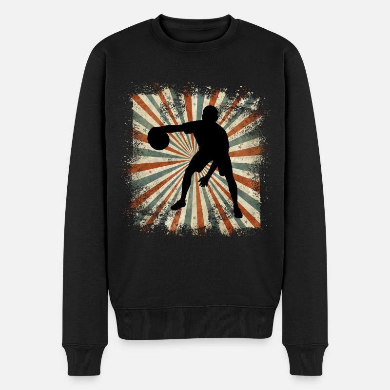 Basketball - Pull Premium bio Homme - noir