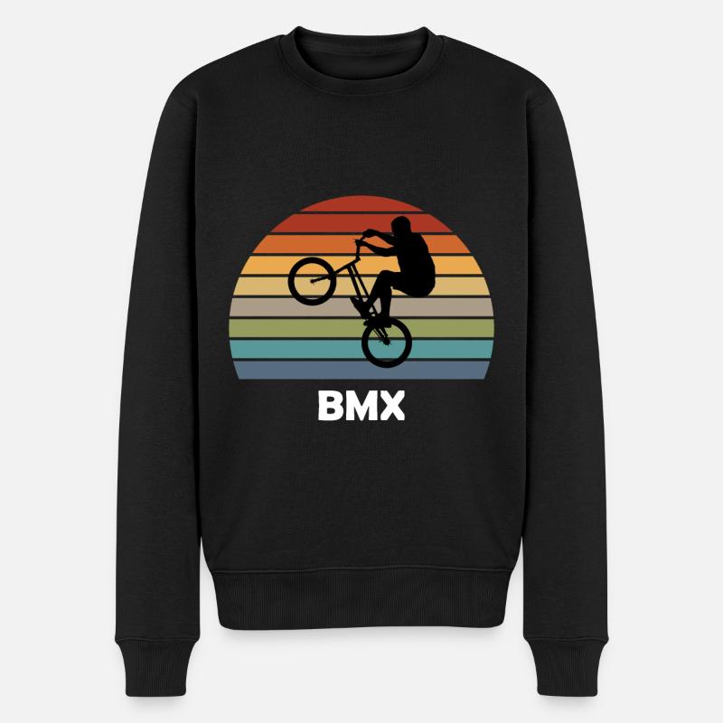 BMX - Männer Premium Bio Pullover - Schwarz
