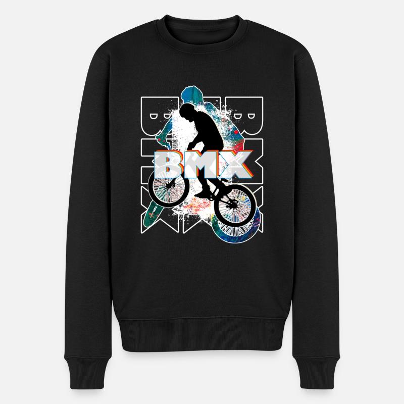 Bmx - Pull Premium bio Homme - noir