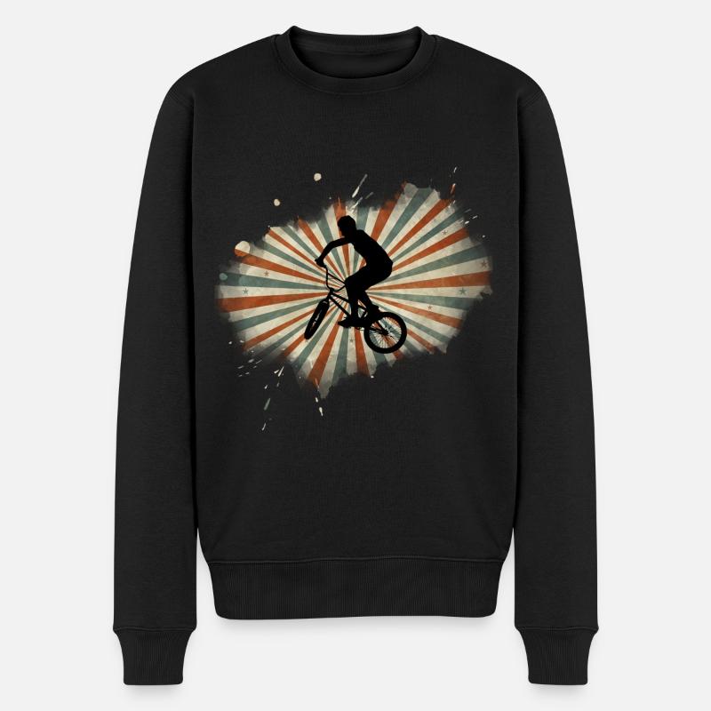 BMX - Männer Premium Bio Pullover - Schwarz