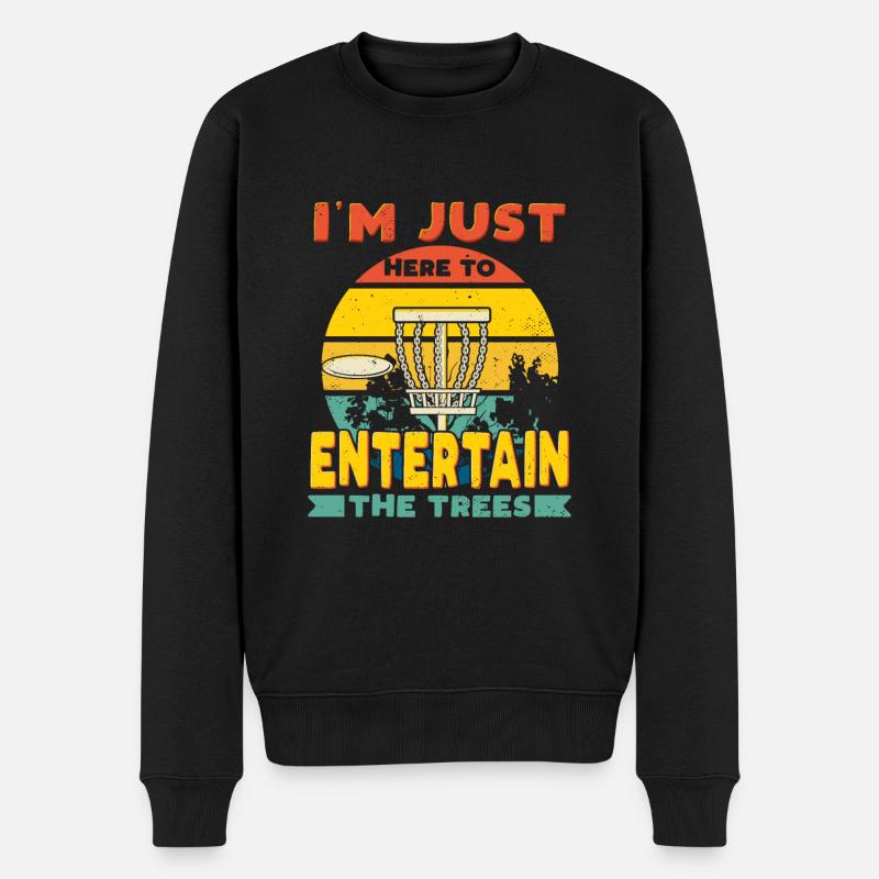 Devis Disc Golf - Pull Premium bio Homme - noir