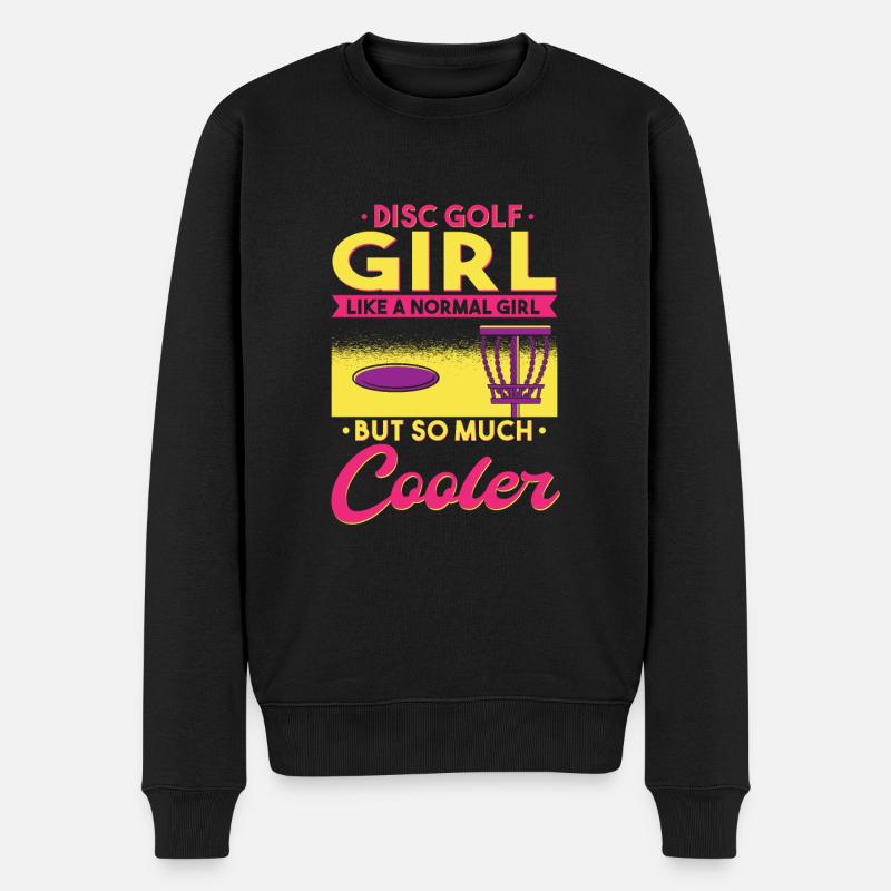 Disc Golf Girl Citation - Pull Premium bio Homme - noir