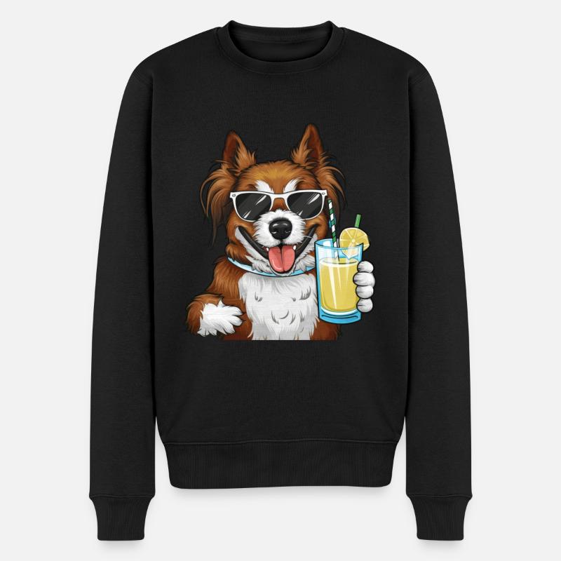 Lion à la limonade - Pull Premium bio Homme - noir