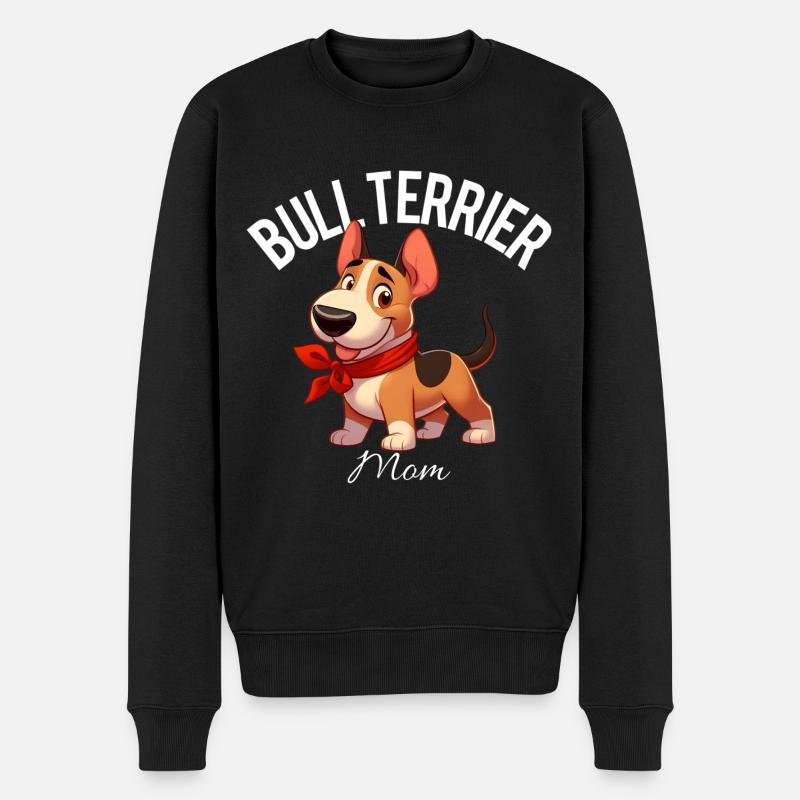 bull terrier mom 2 - Pull Premium bio Homme - noir
