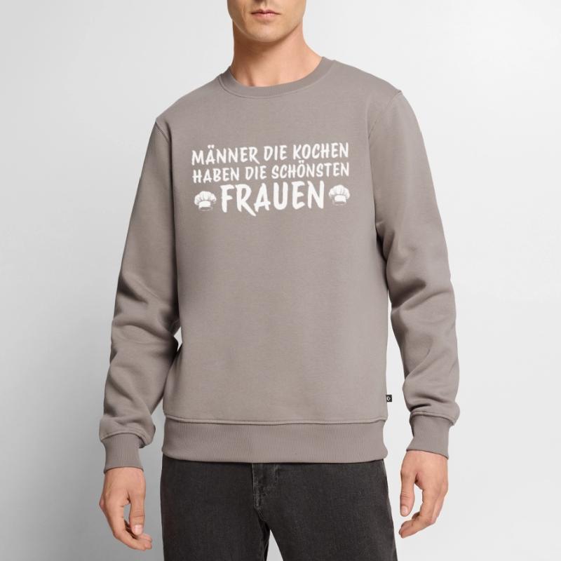 Koch Partner Männer die kochen Männer Premium Bio Pullover