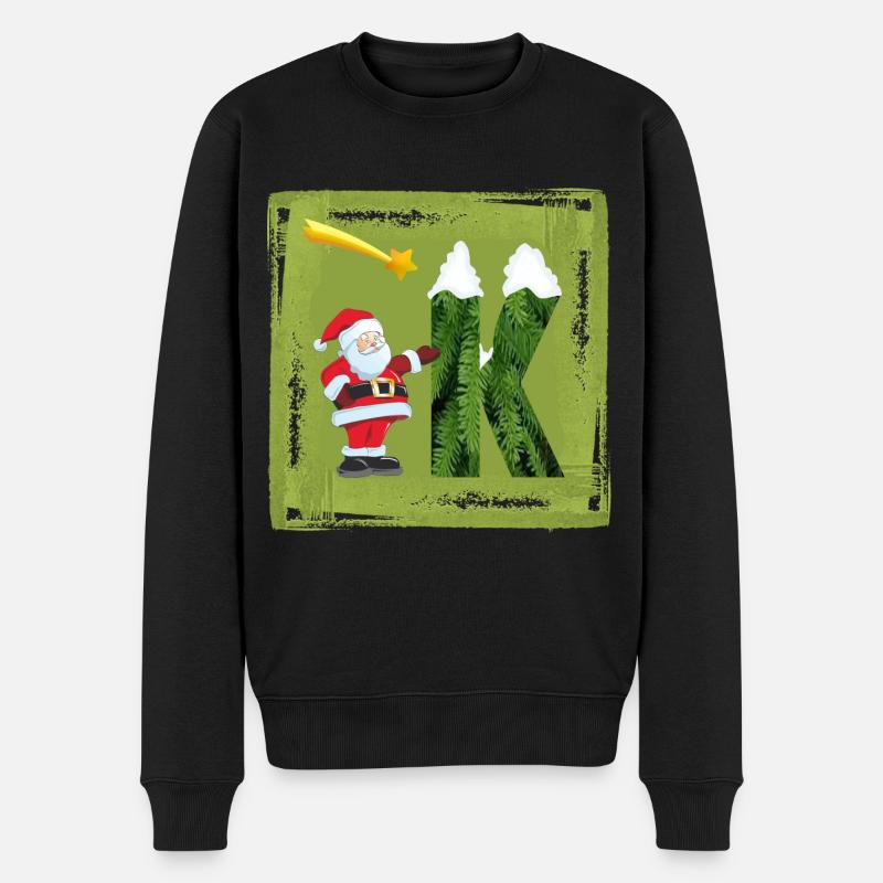 père Noël k - Pull Premium bio Homme - noir