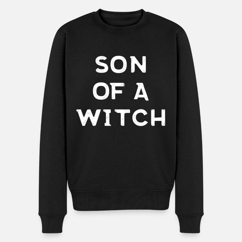 Fils d’une sorcière - Pull Premium bio Homme - noir