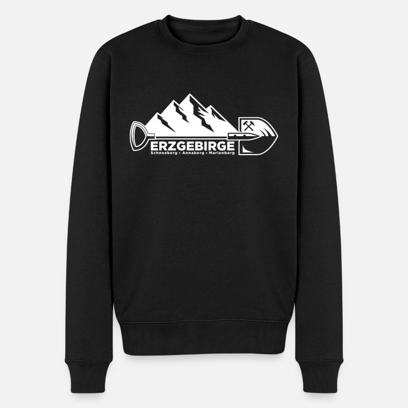 Erzgebirge Saxony Mining Miners - Pull Premium bio Homme - noir