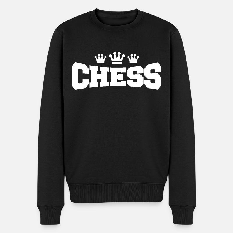 Chess Chess Dicton Citation - Pull Premium bio Homme - noir