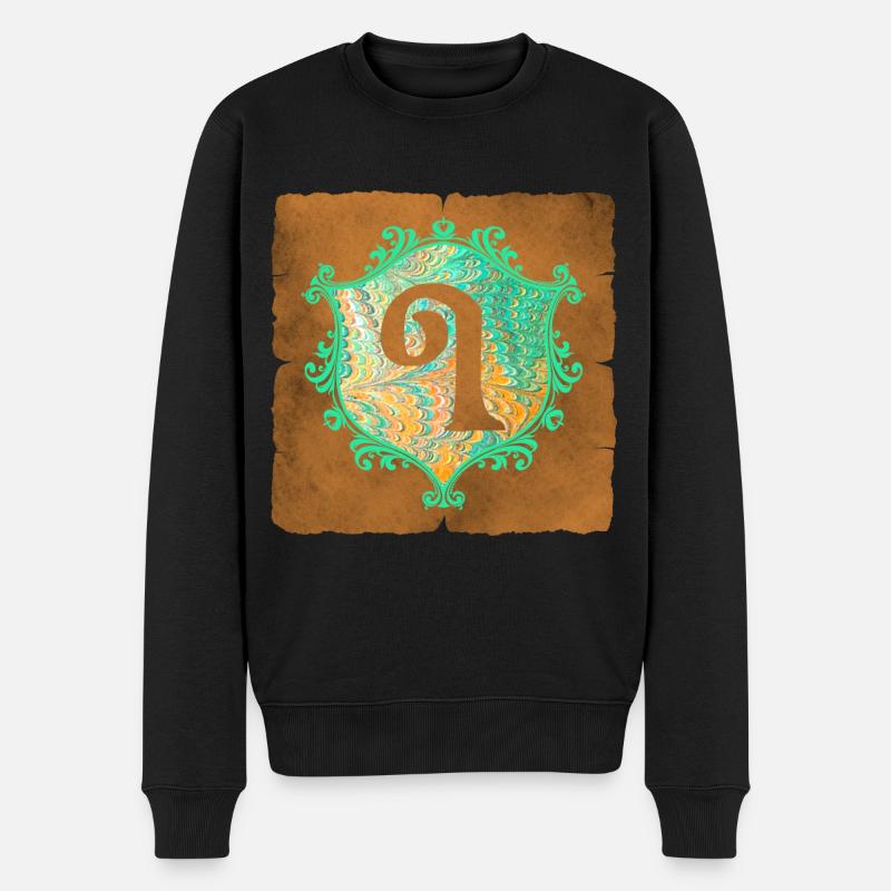 e 36 i - Männer Premium Bio Pullover - Schwarz