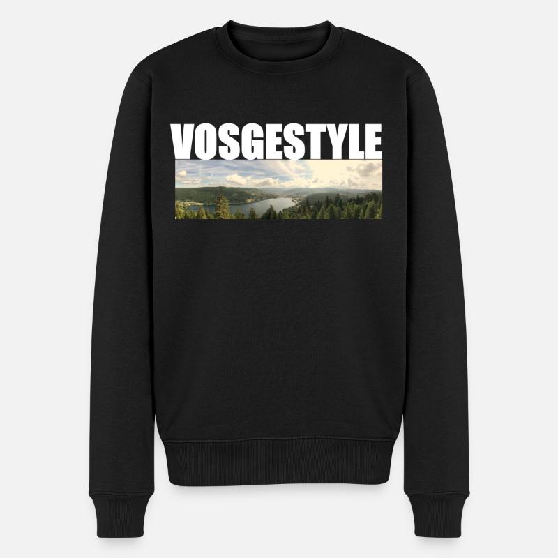 Vosgestyle - Pull Premium bio Homme - noir