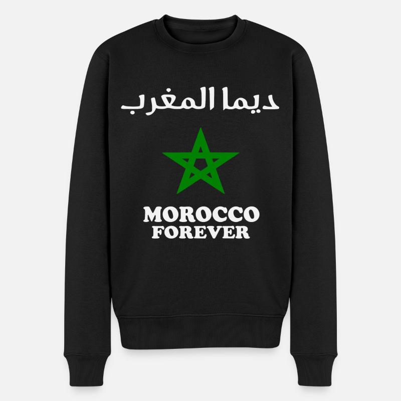 Maroc - Maroc - Maroc pour toujours - Pull Premium bio Homme - noir