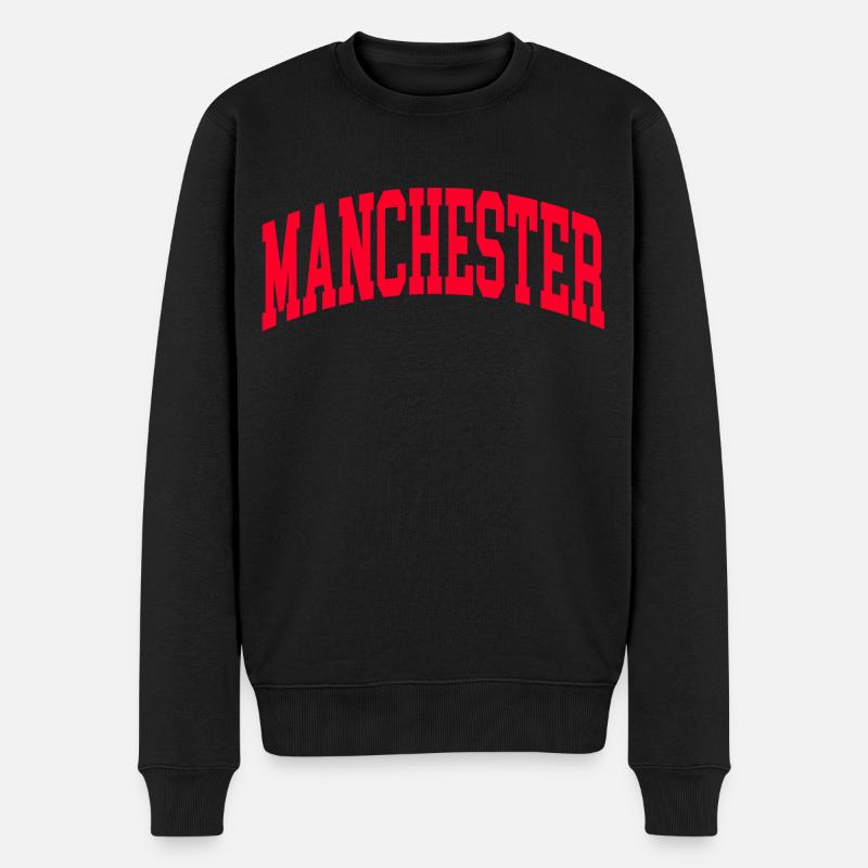 Manchester - Pull Premium bio Homme - noir