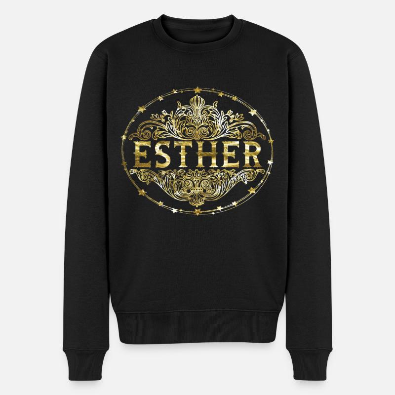 Esther - Pull Premium bio Homme - noir
