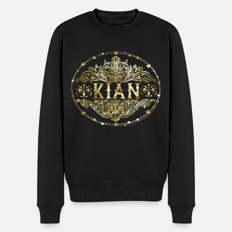 Kian - Pull Premium bio Homme - noir