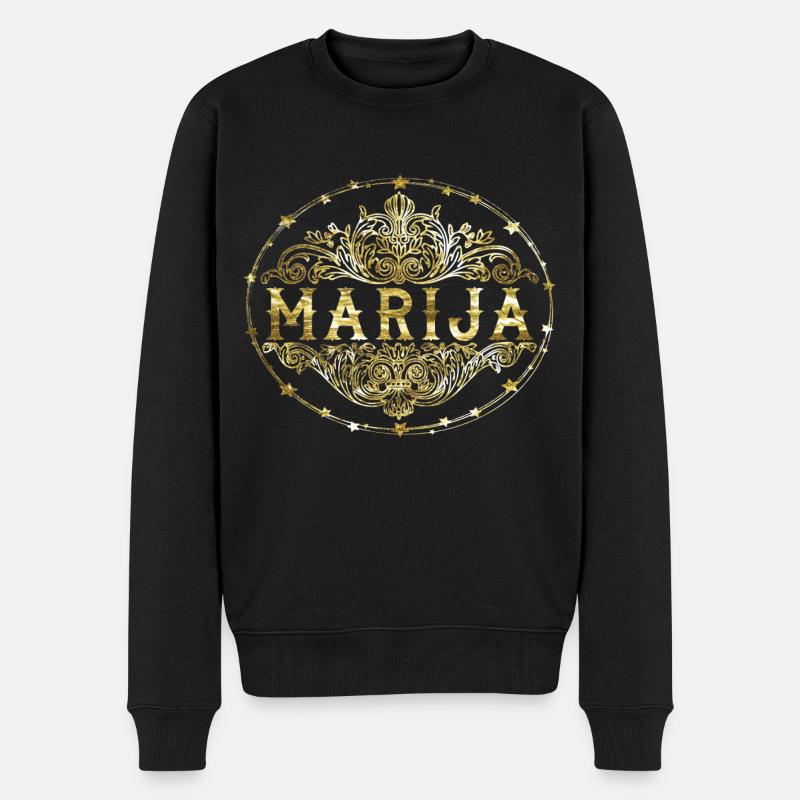 Cécile - Pull Premium bio Homme - noir