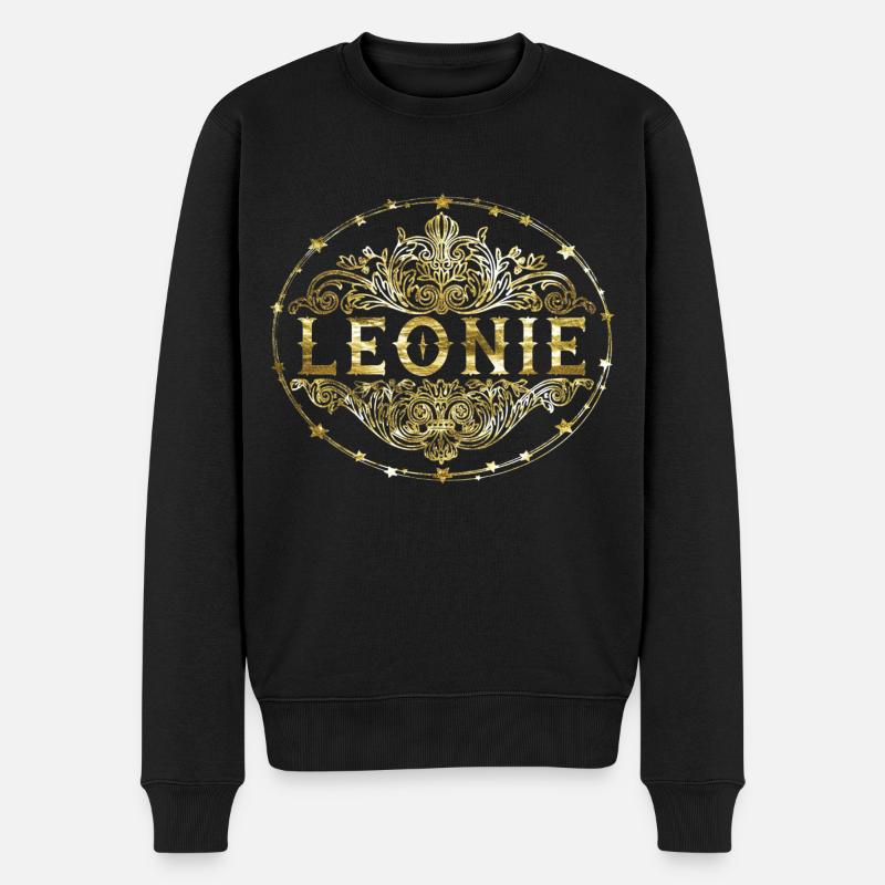 Léonie - Pull Premium bio Homme - noir