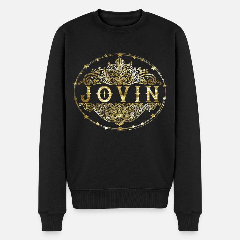 Joël - Pull Premium bio Homme - noir