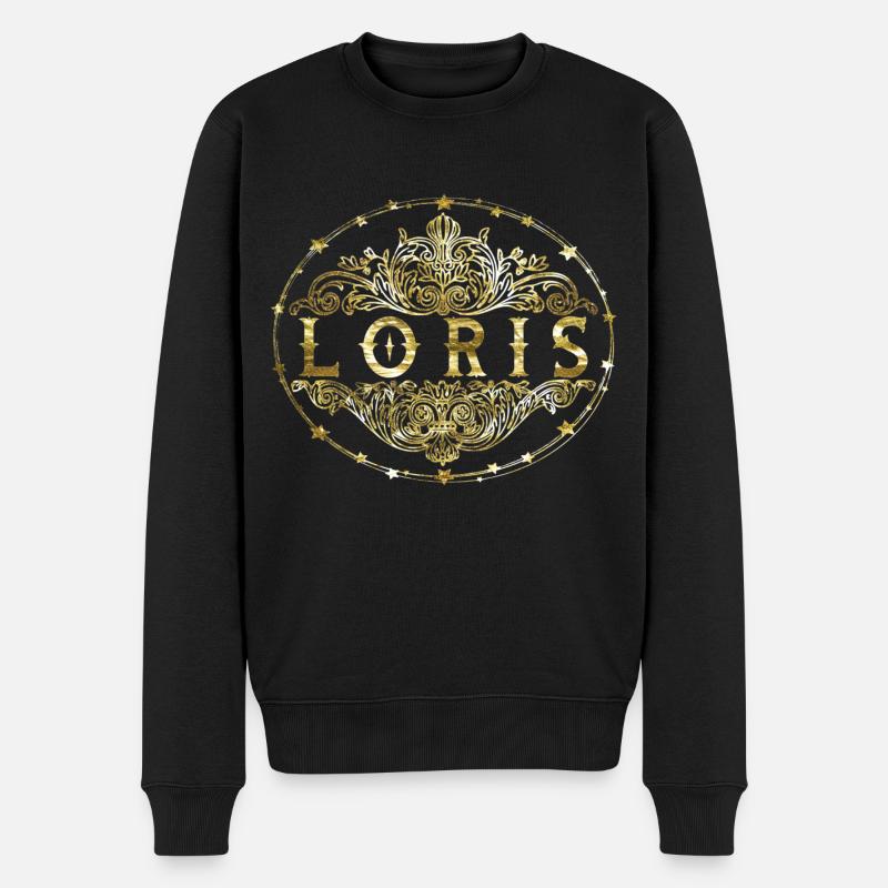 Loris - Männer Premium Bio Pullover - Schwarz