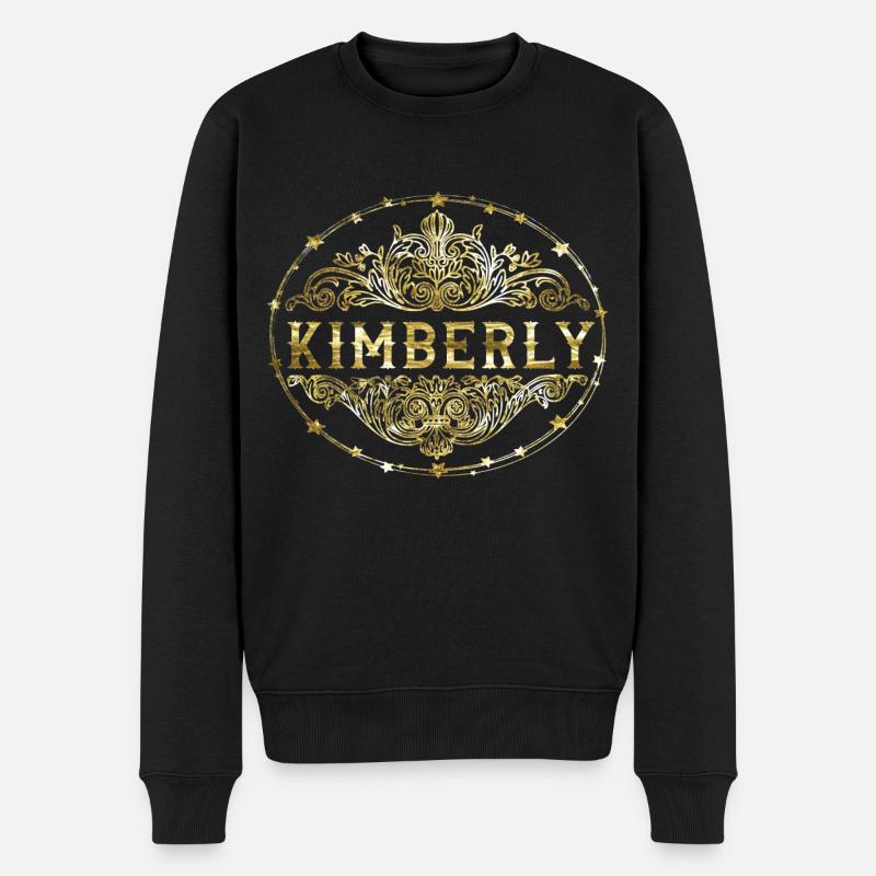 Kimberly - Männer Premium Bio Pullover - Schwarz