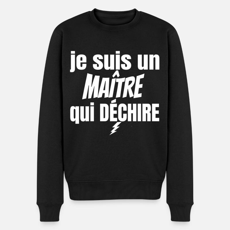 maître qui déchire - Pull Premium bio Homme - noir