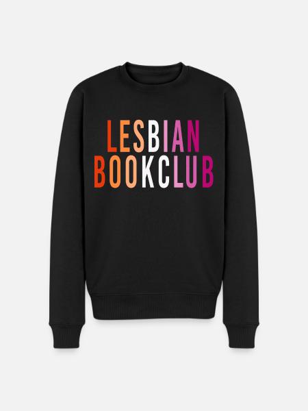 Lesbian Bookclub - Men's Premium Organic Jumper - black