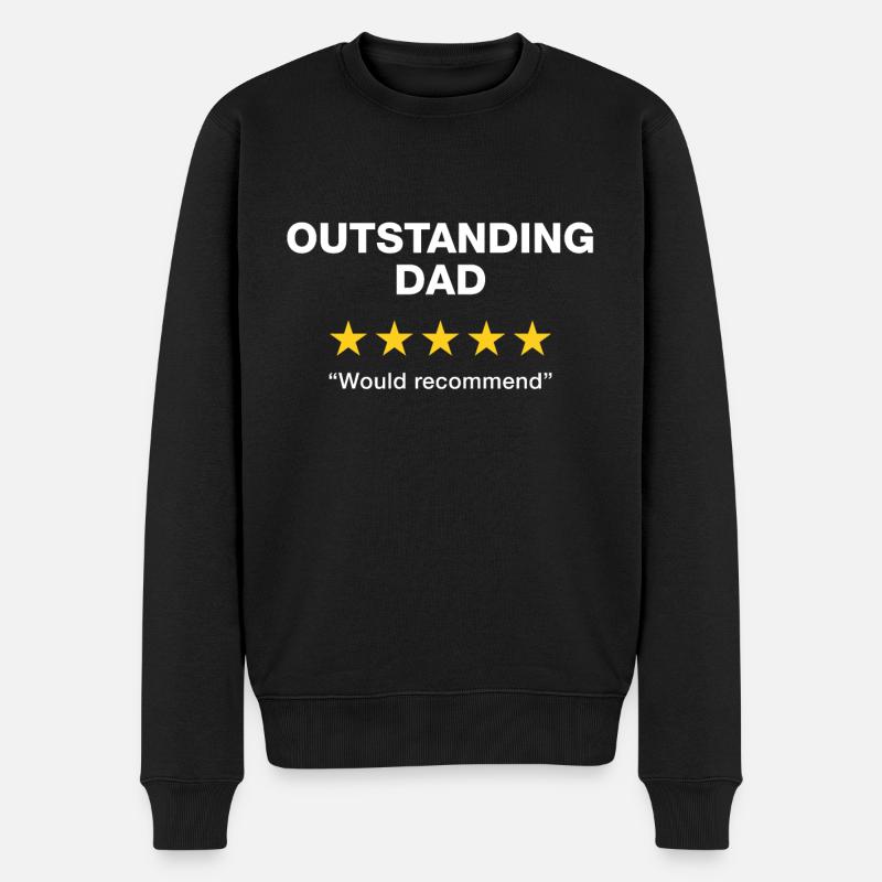 Examen exceptionnel de papa - Pull Premium bio Homme - noir