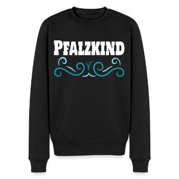 Pfalzkinder Pfalz Pfälzer Rheinland-Pfalz Weinfest - Männer Premium Bio Pullover - Schwarz - Vorne - Nico (187cm)