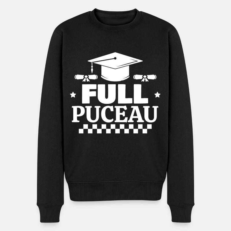 full puceau - Pull Premium bio Homme - noir