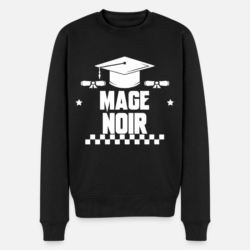 mage noir - Pull Premium bio Homme - noir