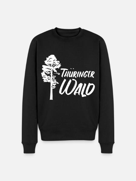 Thüringer Wald Thüringen Heimat Erfurt Wandern - Männer Premium Bio Pullover - Schwarz