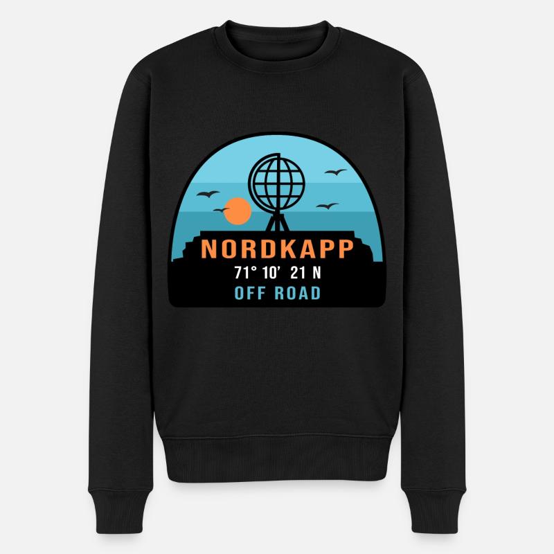 Nordkapp norway off road - Pull Premium bio Homme - noir