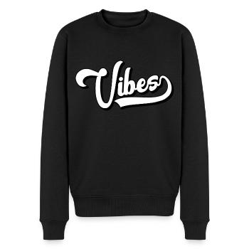Vibes - Pull Premium bio Homme - noir - Devant - Nico (187cm)