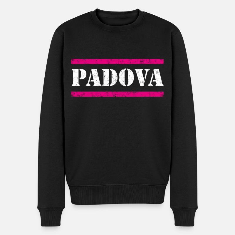 Padova - Männer Premium Bio Pullover - Schwarz
