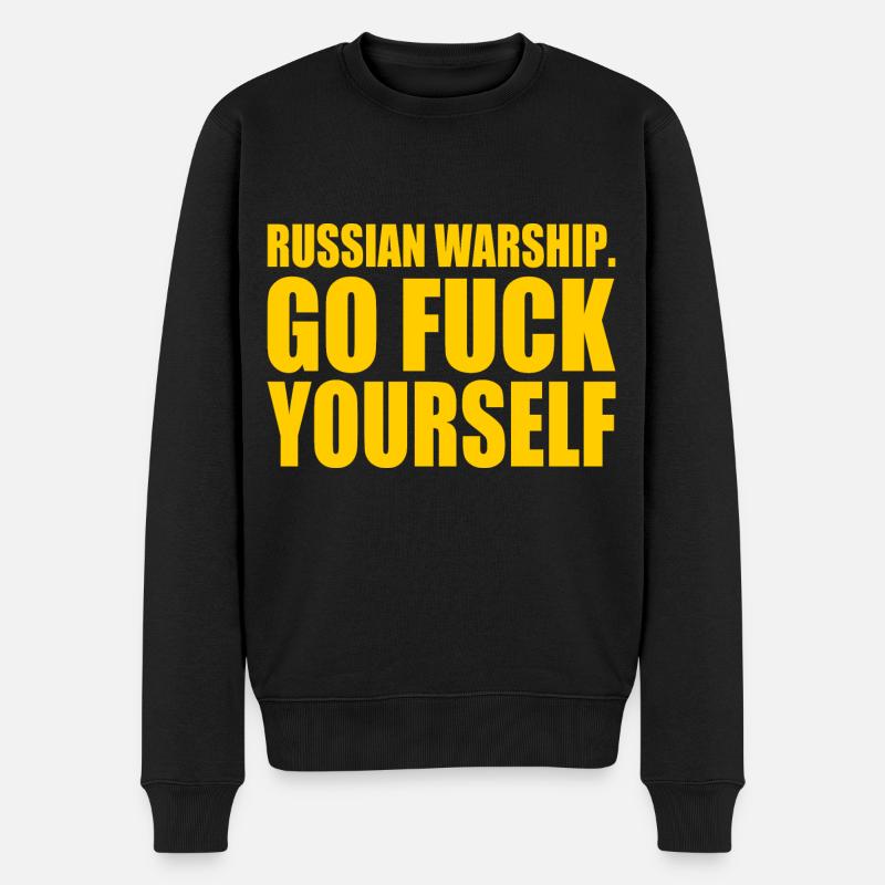 russian warship go f yourself - Pull Premium bio Homme - noir