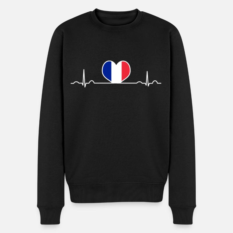 France - Pull Premium bio Homme - noir