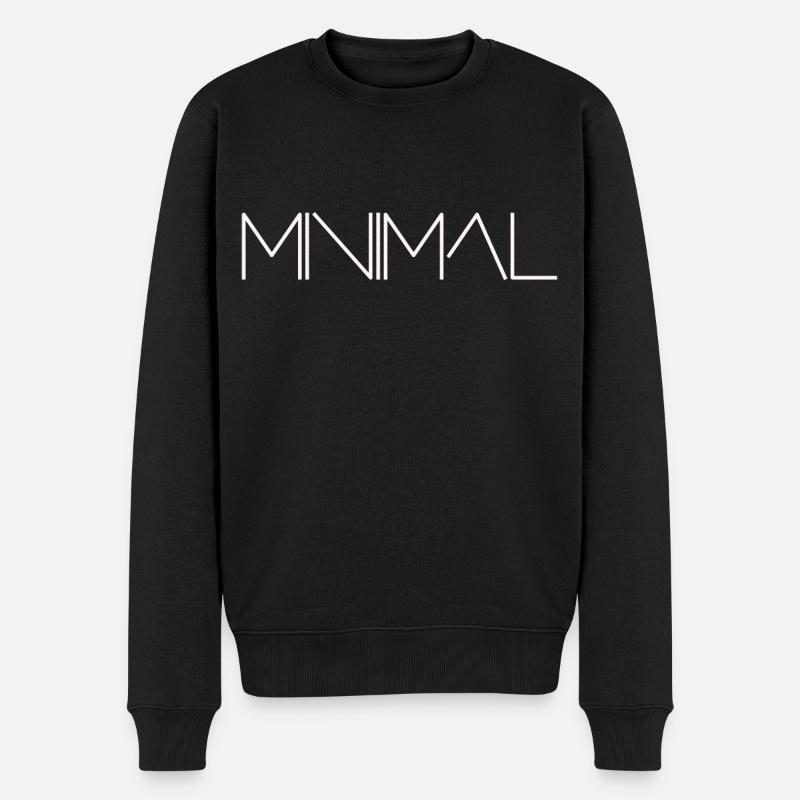 minimal - Pull Premium bio Homme - noir