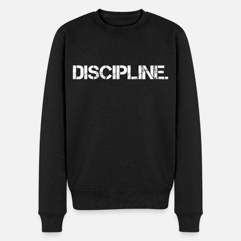 Discipline Discipline Autodiscipline - Pull Premium bio Homme - noir