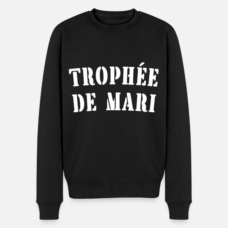 trophée de mari - Pull Premium bio Homme - noir