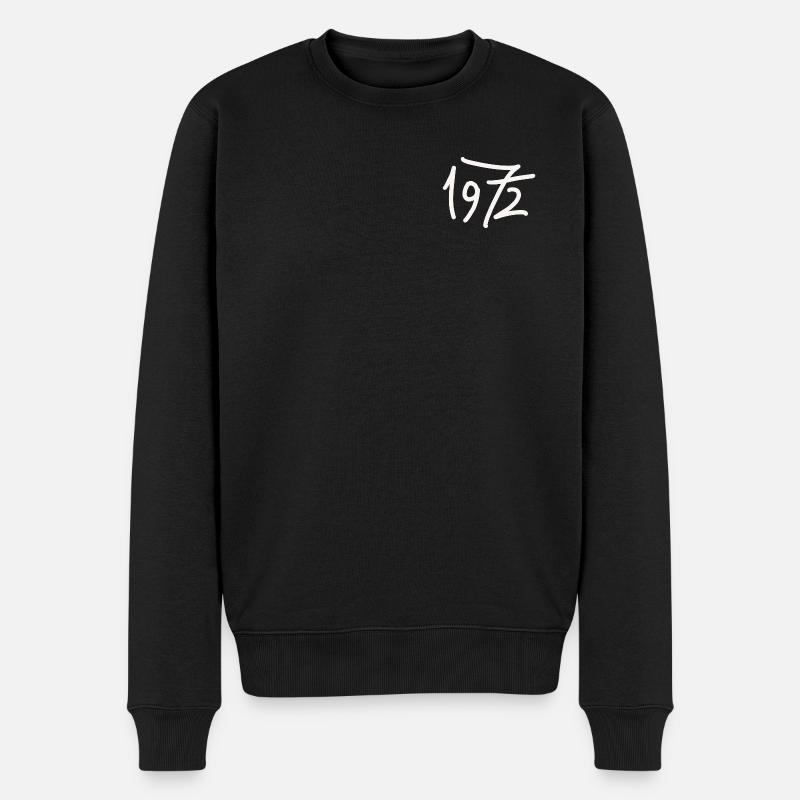 Année de naissance 1972 - Pull Premium bio Homme - noir