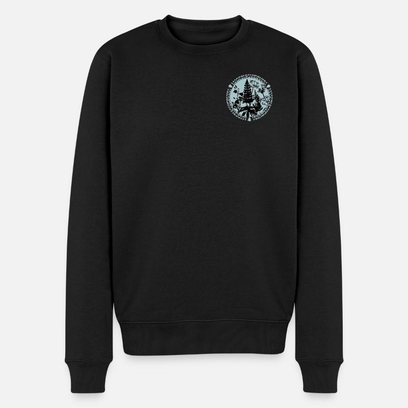 FABRIQUÉ EN SCANDINAVIE - Pull Premium bio Homme - noir