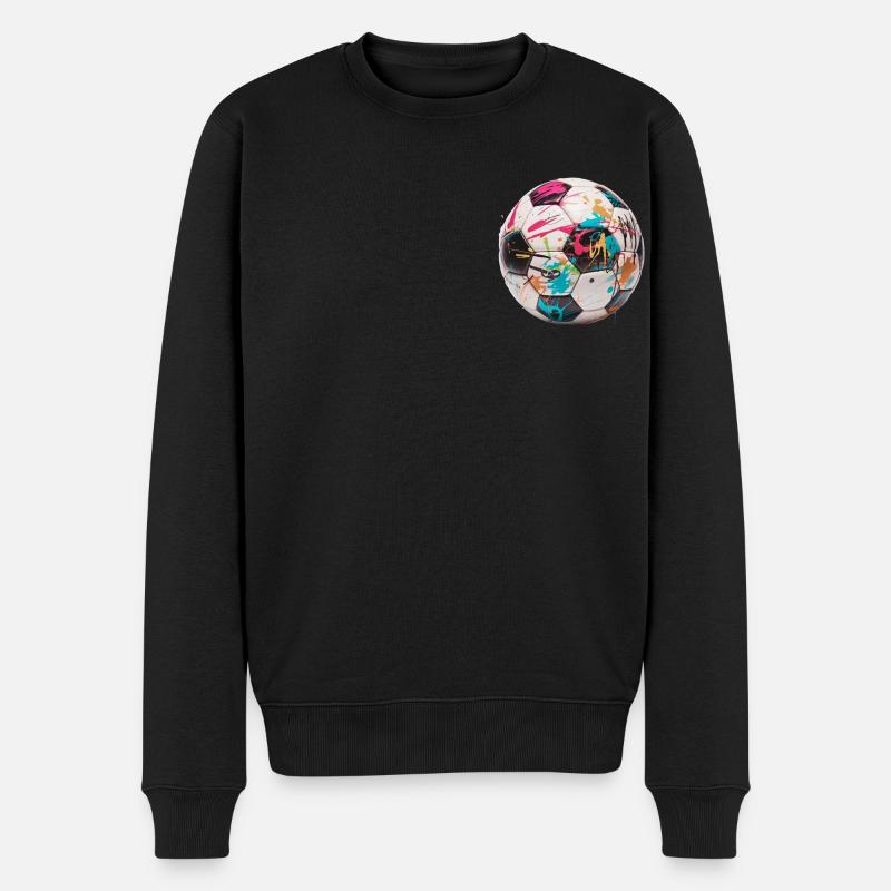 Graffity Football - Pull Premium bio Homme - noir