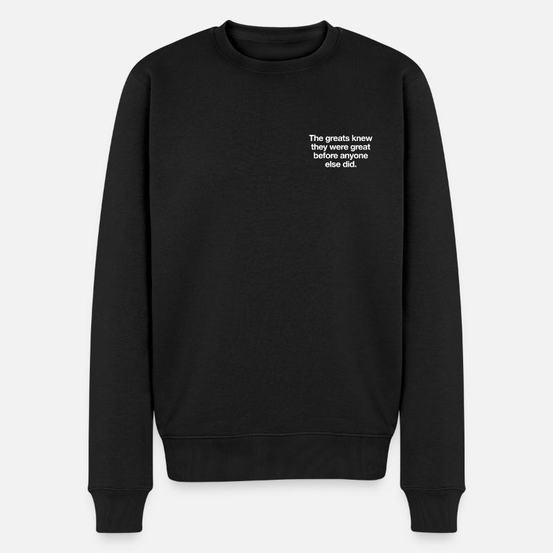 Les grands savaient qu’ils étaient grands avant tout le monde - Pull Premium bio Homme - noir