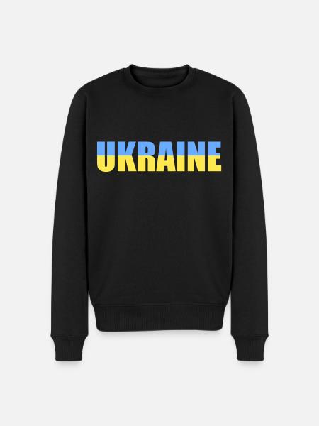 ukraine - Pull Premium bio Homme - noir