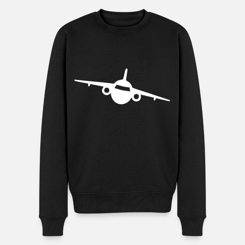 avion - Pull Premium bio Homme - noir