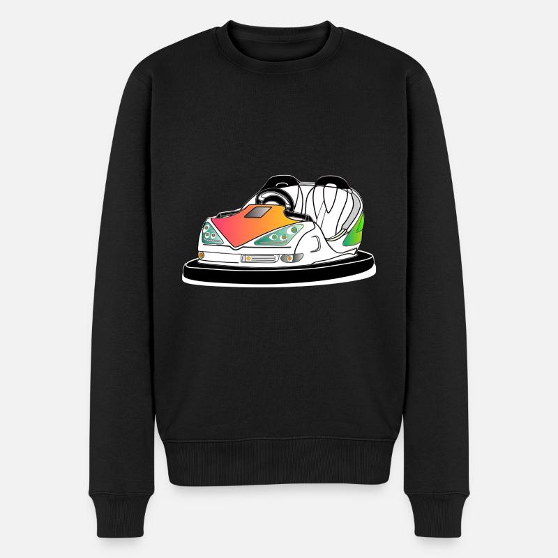 Autoscooter Bumpr Kirmes Fahrgeschäft Boxauto Kirm - Männer Premium Bio Pullover - Schwarz