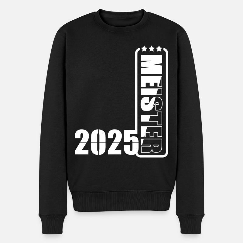 Meister 2025 - Männer Premium Bio Pullover - Schwarz